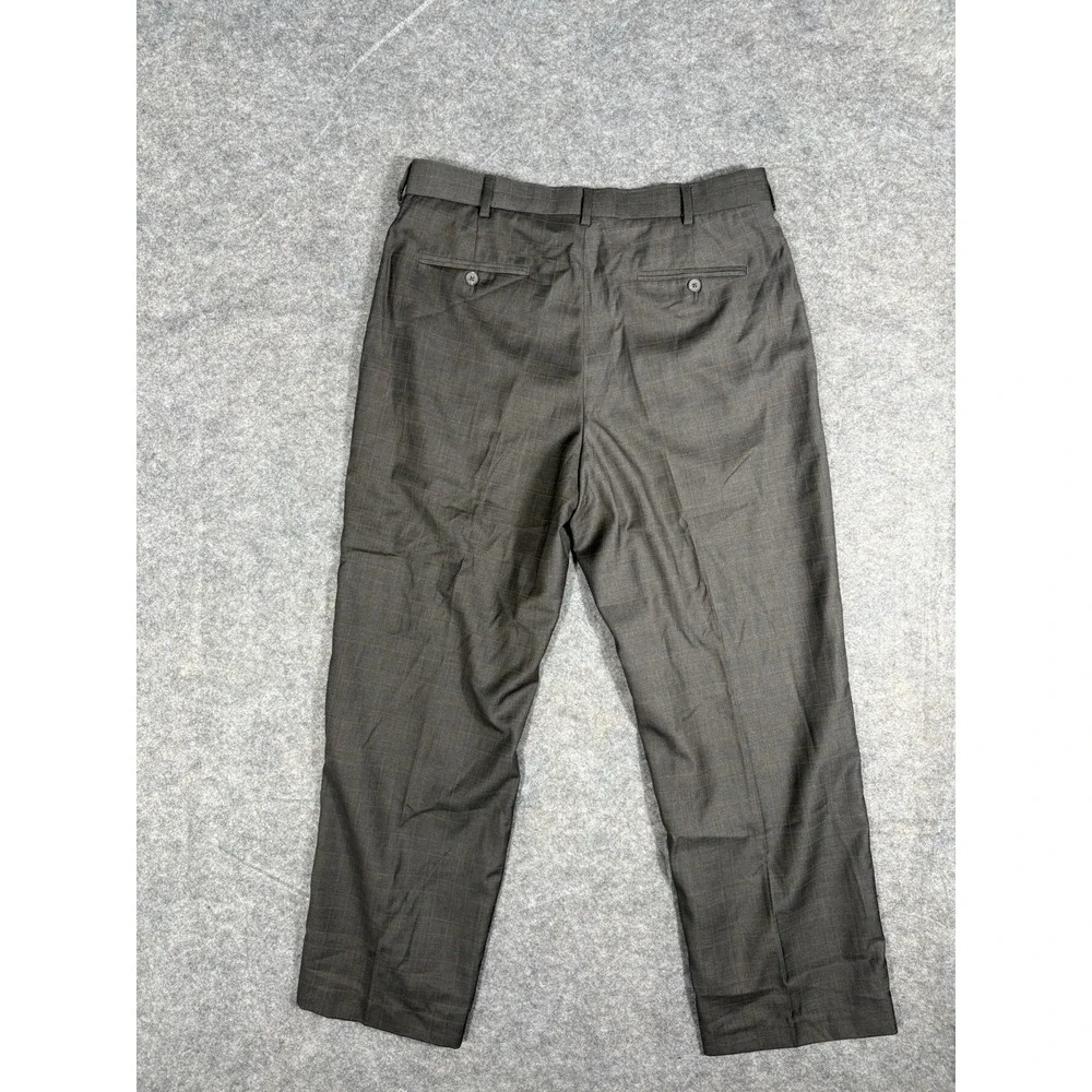 Van Heusen Men's Dress‎ Pants Mid Rise Straight Black Size 34 x 29